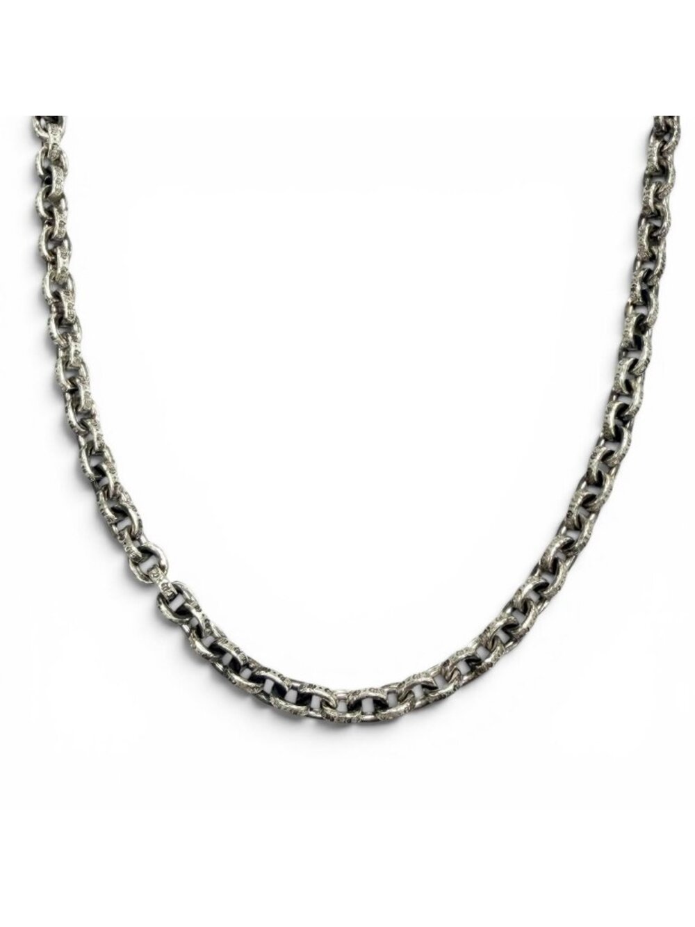 Chrome Hearts Paper Chain 20 Necklace Silver